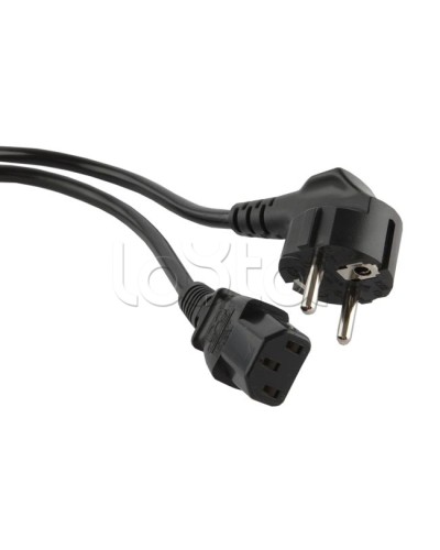 Кабель питания 5.0 м Hyperline PWC-IEC13-SHM-5.0-BK в Махачкале Патч-корды и пигтейлы Pintop.ru