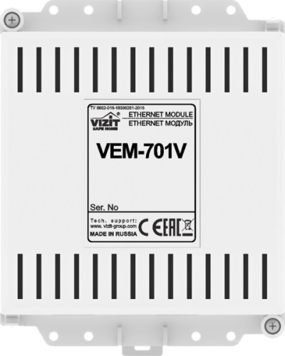 Ethernet модуль Vizit VEM-701V в Махачкале Аксессуары для многоабонентных систем Pintop.ru