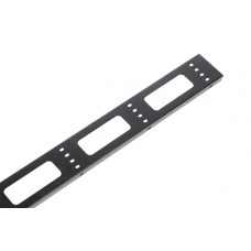 Органайзер кабельный вертикальный для стойки внешний с окнами 33U ЦМО ВКО-СТК-33-9005