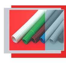 Труба гофрированная ПНД легкая диам 50 мм, с зондом Экопласт 20150-15