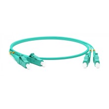 Патч-корд волоконно-оптический MM50/125 LC-LC duplex LSZH 30 м Hyperline FC-D2-503-LC/PR-LC/PR-H-30M-LSZH-AQ