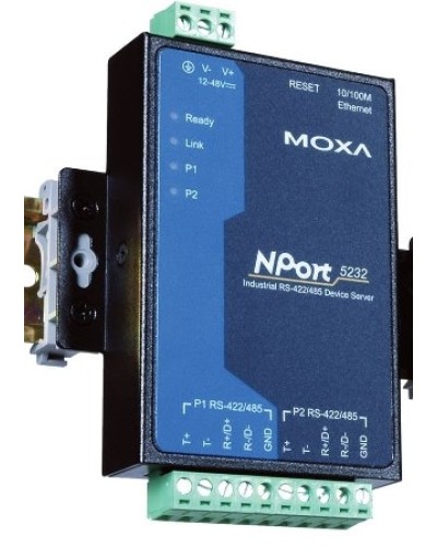 Сервер 2-портовый RS-422/485 в Ethernet Moxa NPort 5232 в Махачкале Дополнительное оборудование для ОПС Pintop.ru