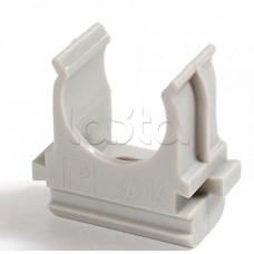 Крепеж-клипса для труб Полистирол д32 (10шт/500шт уп/кор) Промрукав (PR.02732м)