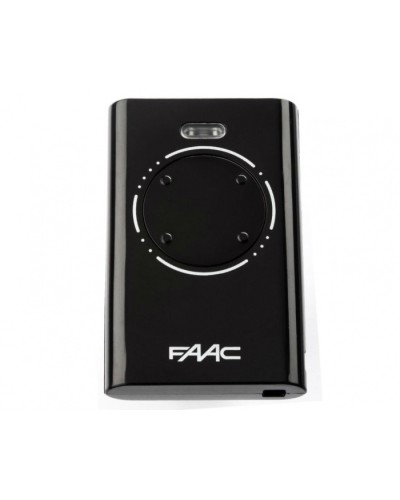 Брелок-передатчик 4-канальный Faac 7870101 (черный) в Махачкале Устройства радиоуправления для шлагбаумов и автоматики Pintop.ru