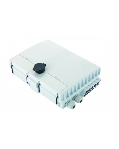 Бокс оптический настенный FTTx, IP65, 16 адаптеров, белый Eurolan (48P-00-16-65WT) в Махачкале Проходные адаптеры и розетки оптические Pintop.ru