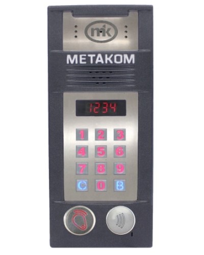 Многоабонентый антивандальный блок вызова со встроенной видеокамерой Метаком MК2018-RFMFСV в Махачкале Блоки вызова многоабонентные Pintop.ru