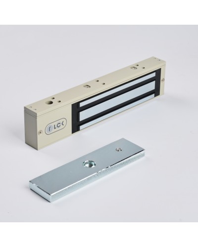 R-Lock RL-EM280-L0G - Электромагнитный замкок, 280кг, DC12/24B, цвет серый, RAL7032 (галечный серый) в Махачкале Электромагнитные замки Pintop.ru