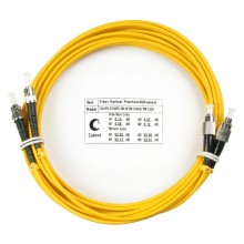 Шнур оптический duplex FC-ST 9/125 sm 7м LSZH Cabeus FOP(d)-9-FC-ST-7m