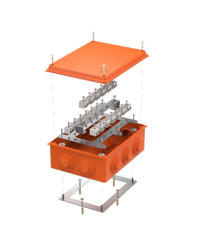 Коробка огнест. для о/п 40-0320-FR2.5-40 Е15-Е120 RAL2004 200х150х75 (5 шт/кор) Промрукав (40-0320-FR2.5-40) в Махачкале Распределительные коробки Pintop.ru