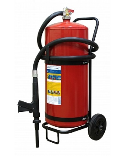Огнетушитель ПОЖТЕХНИКА ОВП-50(з) МИГ зимний (ФторПАВ) на съемн.тележке с перекр. стволом (баллон 62,5 л, ОТВ 50 л) в Махачкале Огнетушители Pintop.ru