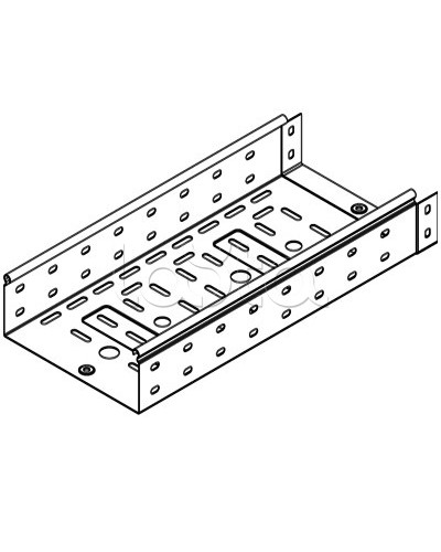 Лоток перфорированный 100х50 мм L 3000 DKC 3526210 в Махачкале Кабельные лотки Pintop.ru