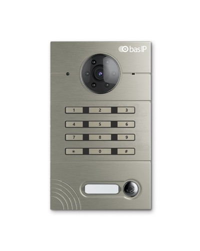 Панель вызывная BAS-IP AV-01KD GREY в Махачкале Вызывные видеопанели малоабонентные Pintop.ru