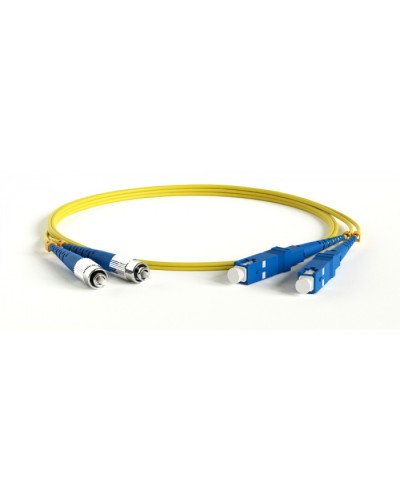 Патч-корд волоконно-оптический Hyperline FC-D2-9-SC/UR-ST/UR-H-30M-LSZH-YL в Махачкале Патч-корды оптические Pintop.ru