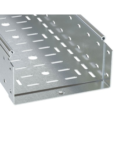 Лоток перфорированный 200х100 L 2000 толщ. 1,2 мм, горячеоцинкованный DKC (3533312HDZ) в Махачкале Кабельные лотки Pintop.ru