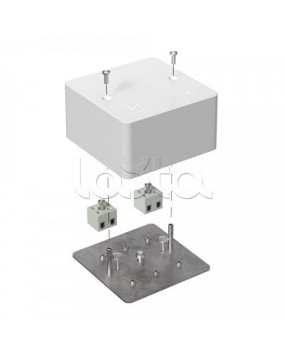 Коробка огнест для кабель-канала 40-0460-FR2.5-4 Е15-Е60 (латунь) 85х85х45 Промрукав (40-0460-FR2.5-4-Е60) в Махачкале Распределительные коробки Pintop.ru