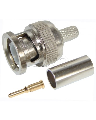 Разъем штекер BNC RG-59 обжим (01-001B) (100шт/уп) REXANT 05-3002 в Махачкале Коннекторы Pintop.ru