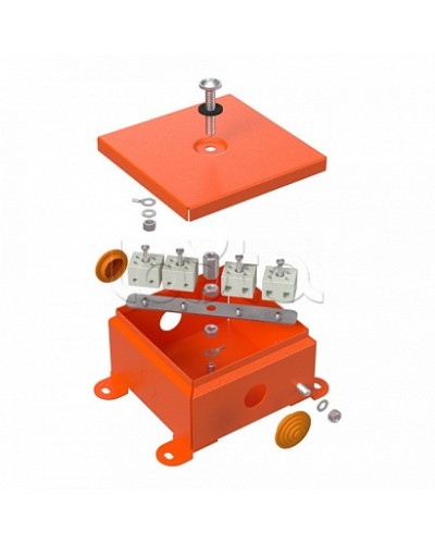 Коробка металлическая огнестойкая 70-0360-FR6.0-8 Е15-Е120 110х110х65 Промрукав (70-0360-FR6.0-8) в Махачкале Огнестойкие кабельные линии Pintop.ru