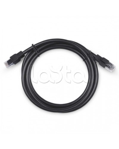 Патч-корд U/UTP, категория 6a, 2xRJ45/8p8c, неэкран. армир. гофр. стальной лентой, черный, РЕ, внешний, 3м Cabeus PC-ARM-UTP-RJ45-Cat.6a-3m-PE в Махачкале Патчкорды (медные) Pintop.ru