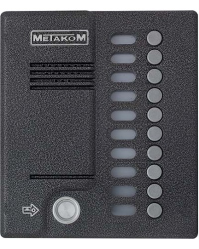 Блок вызова домофона Метаком MК10.2-TM4EV в Махачкале Вызывные видеопанели малоабонентные Pintop.ru