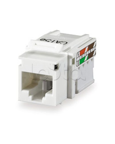RJ-45 Модуль инф.розетки 110/Krone 5e кат.,бел. CL-0006 Экопласт (87545) в Махачкале Кроссовое оборудование тип Krone Pintop.ru
