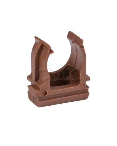 Крепеж-клипса d25 мм (10 шт) темное дерево EKF-Plast (derj-z-25d) в Махачкале Держатели, клипсы, скобы Pintop.ru