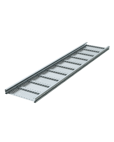 Лоток листовой 80х800, лонжерон 1,5 мм, L 3 м DKC (USM388) в Махачкале Кабельные лотки Pintop.ru