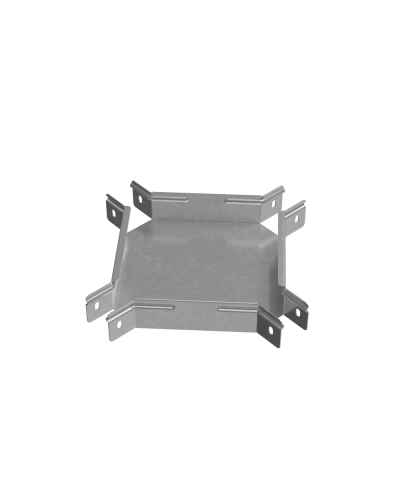 Х-разветвитель 50х50 мм ПЛЮС INOX304 КМ-Профиль (XDplus50-50 INOX304) в Махачкале Аксессуары для лотков Pintop.ru