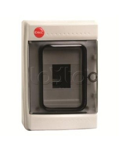 Щиток настенный с дверцей, 4 модуля, IP65, цвет серый DKC 85604 в Махачкале Боксы для автоматов Pintop.ru