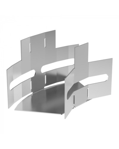 Угол горизонтальный изменяемый 0-45 градусов Стандарт INOX (AISI 304) 50х50 Промрукав (PR16.3583) в Махачкале Аксессуары для лотков Pintop.ru