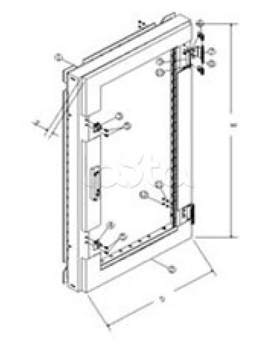 Дверь передняя плексигласовая TOA PGD-22 в Махачкале Системы оповещения и трансляции TOA Pintop.ru