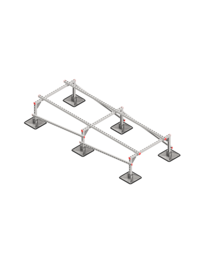 Опорная конструкция для установки оборудования TECHNORAPTOR STEELFOOT 1000х2500 КМ-профиль (KM-TR-STF-SSEI-1000-2500) в Махачкале Системы видеонаблюдения Pintop.ru