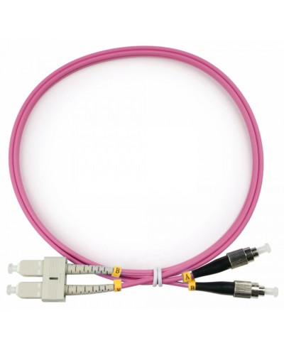 Шнур оптический duplex SC-FC 50/125 mm OM4 1,5м LSZH Cabeus FOP-50-OM4-SC-FC-1,5m в Махачкале Патч-корды оптические Pintop.ru