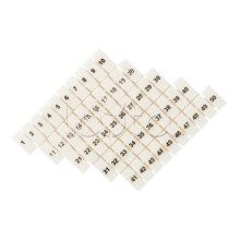 Маркеры для JXB-ST 1,5 с нумерацией 1-50 (100 шт.) EKF PROxima (zb-st-1.5-1-50)