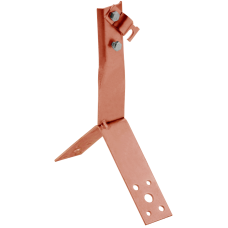 Держатель проводника круглого 6-10мм винтовой для конька h=100мм медь IEK (ZDP80-50-4-16-100)