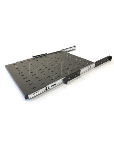 Полка выдвижная Hyperline (TSS3-450-RAL9004) в Махачкале Полки для шкафов и стоек Pintop.ru