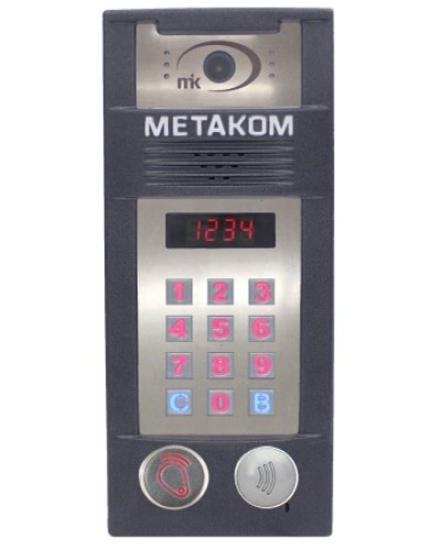 Многоабонентый антивандальный блок вызова со встроенной гибридной видеокамерой Метаком MК2018-RFMFСVH в Махачкале Блоки вызова многоабонентные Pintop.ru