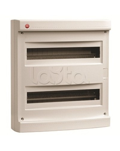 Щиток настен.без двер.36мод.,IP40,сер.,с усил. клем.блок.2х87312 DKC 83736 в Махачкале Боксы для автоматов Pintop.ru