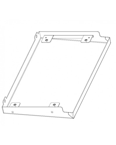 Крыша дождевая для шкафов серии EMW (Ш800 × Г400) Elbox (EMW-RR-800.400) в Махачкале Аксессуары для стоек и шкафов Pintop.ru