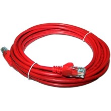 Патч-корд RJ45 - RJ45, 4 пары, UTP, категория 5е, 7 м, красный, LSZH LANMASTER LAN-PC45/U5E-7.0-RD