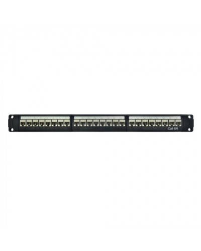 Патч-панель модульная 19, 1U, CAT6A, 24 порта RJ45, экранированная DKC RN6APPF24 в Махачкале Патч панель Pintop.ru