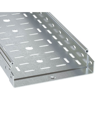 Лоток перфорированный 150х50 L 3000 толщ. 1,5 мм, горячеоцинкованный DKC 3526315HDZ в Махачкале Кабельные лотки Pintop.ru