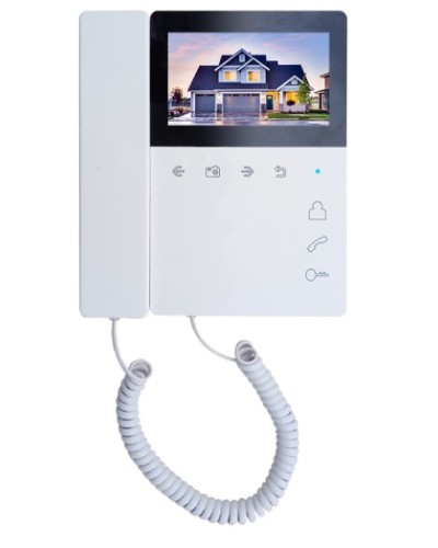 Монитор цветного видеодомофона Tantos Elly с трубкой VZ в Махачкале Абонентские видеоустройства Pintop.ru