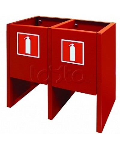 Подставка ПОЖТЕХНИКА Подставка под 2 огнетушителя ПРЕСТИЖ-К в Махачкале Аксессуары для огнетушителей Pintop.ru