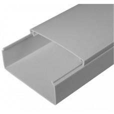 Кабель-канал серый RAL 7035 2-й замок в п/э 100х40 (24м/уп) Промрукав (PR03.0081)