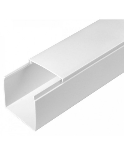 Кабель-канал белый 2-й замок в п/э 60х60 (12 м/уп) Промрукав (PR03.0056) в Махачкале Кабель-канал Pintop.ru