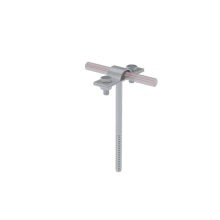 Держатель для прутка Ø 5-10 мм вкручиваемый L250 мм HD КМ-Профиль (DPV-L250-D5-10 HD)