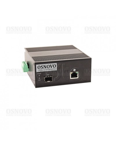 Медиаконвертер Gigabit Ethernet с поддержкой PoE OSNOVO OMC-1000-11X/I в Махачкале Медиаконвертеры Pintop.ru