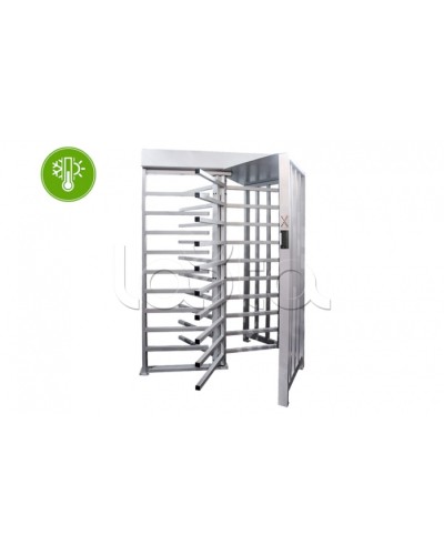 Турникет полноростовой с подогревом 3V RUBEZH STRAZH Model X УХЛ 2.1 WEB MF (T-1000) в Махачкале Турникеты Pintop.ru