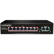 8-портовый неуправляемый PoE коммутатор Nobelic NBLS-1008P
