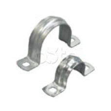 Скоба оцинкованная с двумя отверстиями для трубы D50мм, м.о.8,5-6,0мм (1уп=50шт) Экопласт (43650P-50)